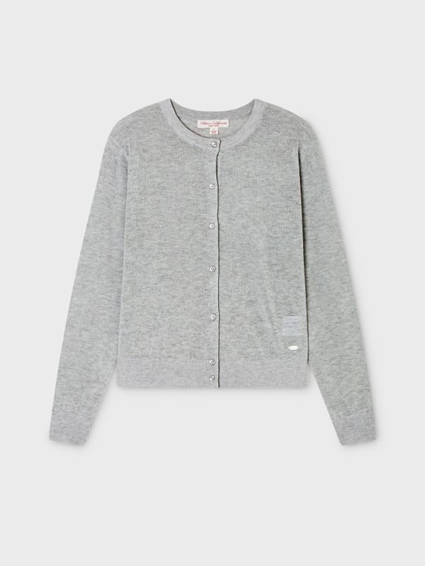 WHOAU Áo Cardiagn nữ Linen Blend Plain Cardigan_WHCKG2524F