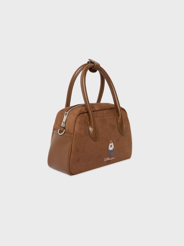 Suede Boston Bag_WHBGF4T32A