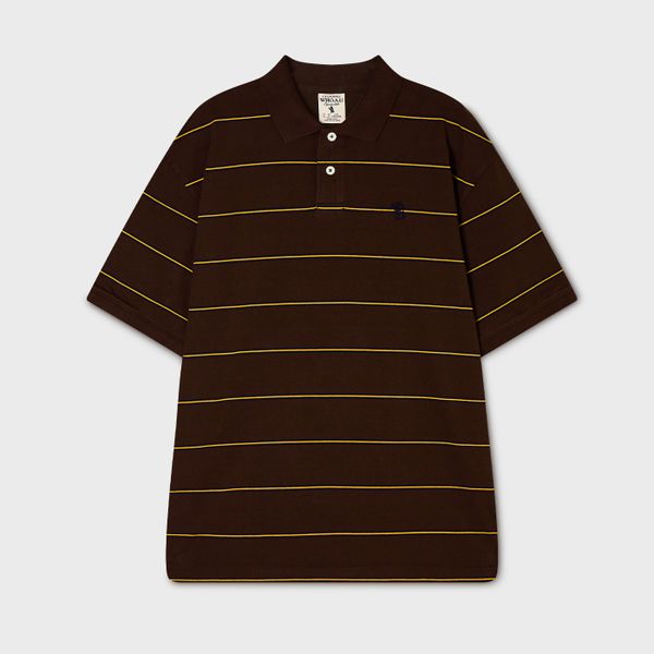WHOAU Áo thun UNISEX Stripe Collar T-Shirt_WHHAG2571U