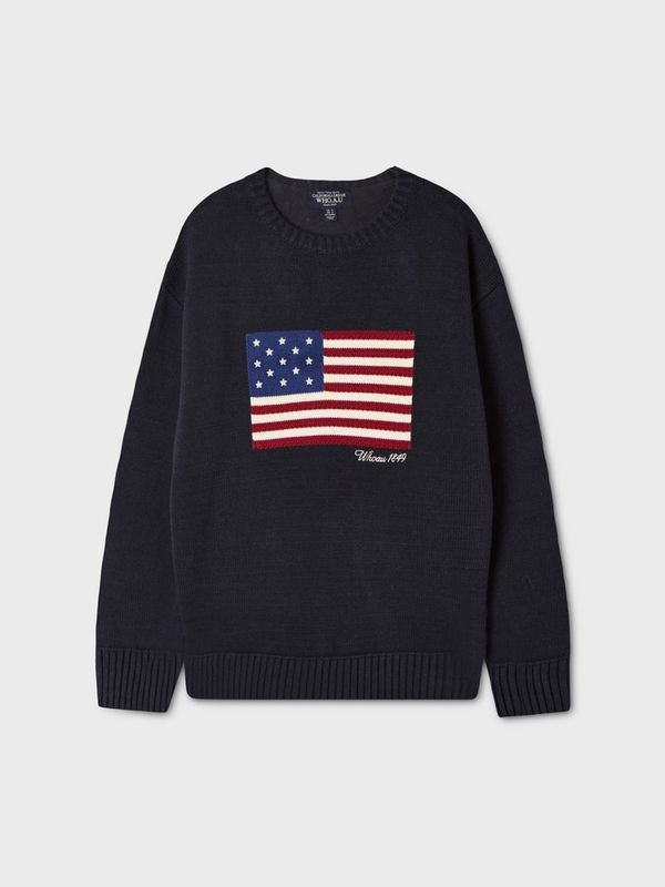 WHOAU Áo len USA American Flag Pullover(U)_WHKAGB924U