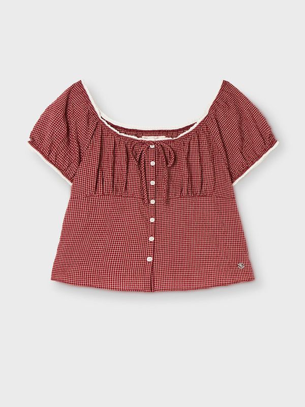 Check Patterend Blouse