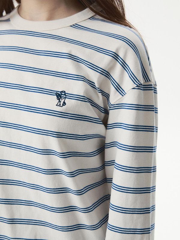 WHOAU Áo thun tay dài Stripe Long Sleeve T-shirt_WHLSG2321U