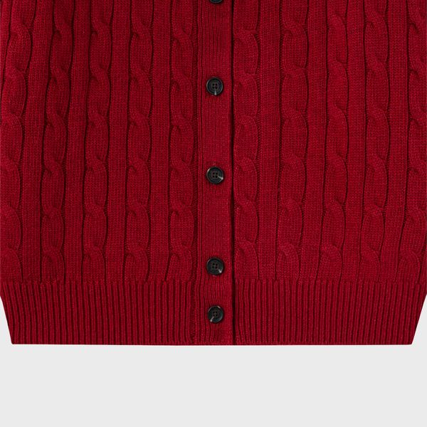 WHOAU Áo len Steve Cable Cardigan_WHCKGB911F