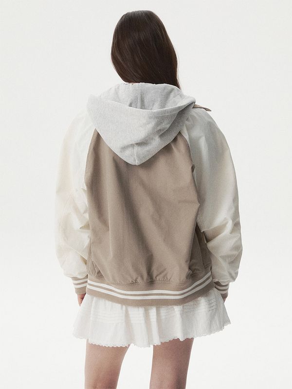 WHOAU Áo khoác Hood Varsity Coach Jacket_WHJJG2221U
