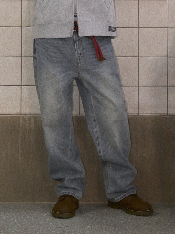 Wide Denim Pants (M)