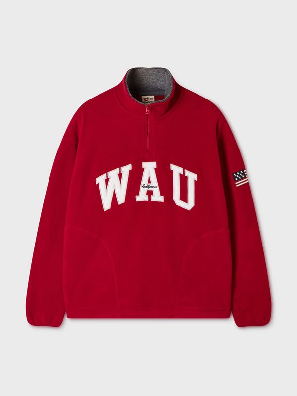 WHOAU Áo khoác nỉ Patch Fleece Half Zip-up_WHMAGBV21U