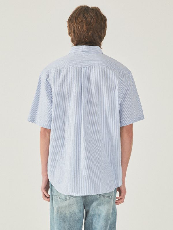 Steve Seersucker Short Sleeve Shirts_WHYWF2521U