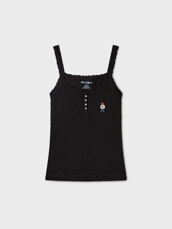 WHOAU Áo hai dây nữ Steve Lace Henryneck Sleeeveless[B]_WHRNGB753F