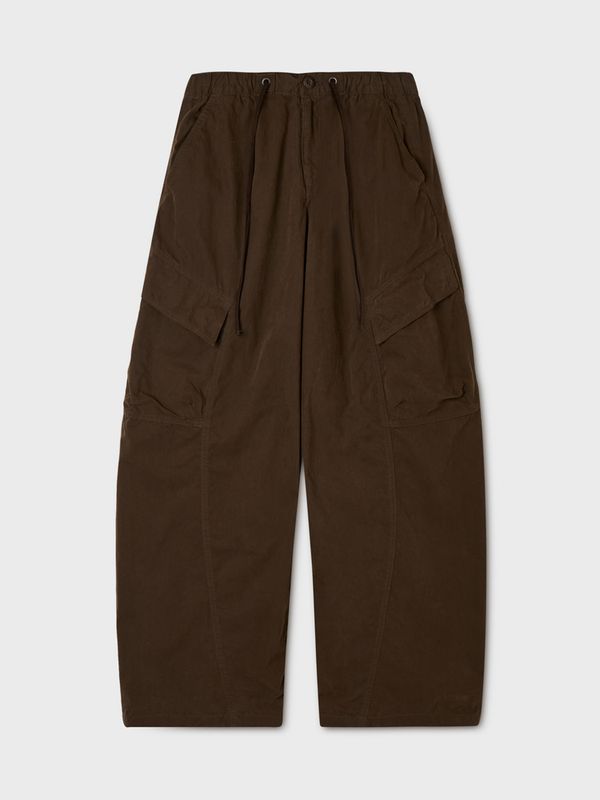 WHOAU Quần dài Wide Cotton Nylon Cargo Pants(F)_WHTAG3821F