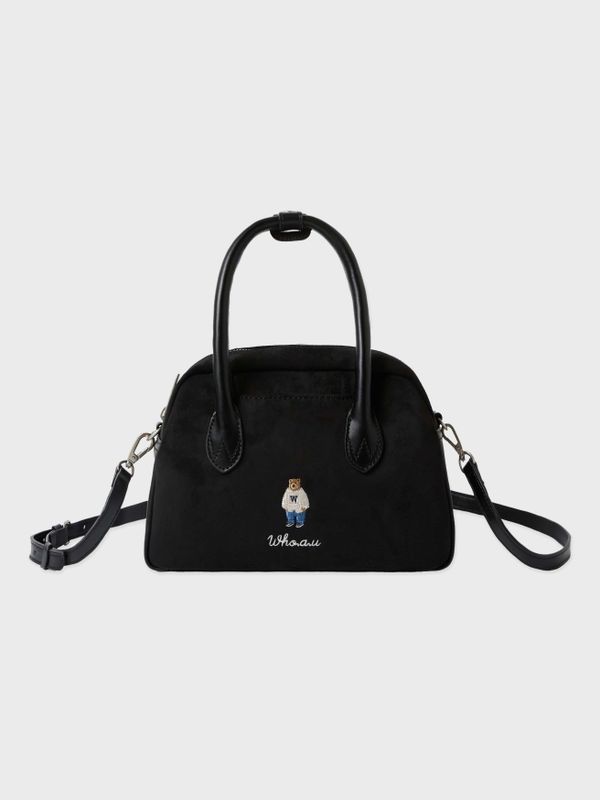 Suede Boston Bag_WHBGF4T32A