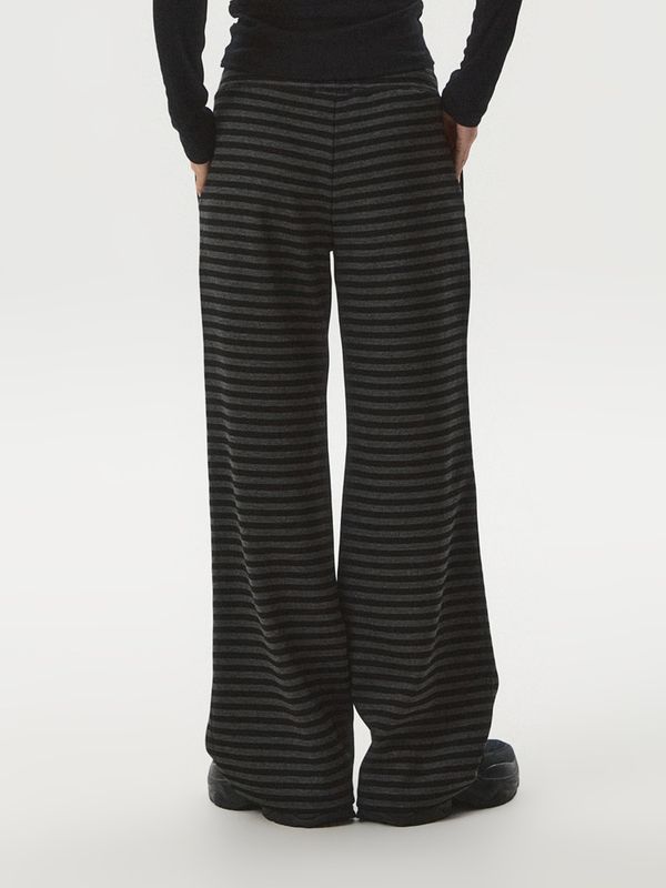 WHOAU Quần nữ Stripe Wide Pants(F)_WHTMGB824F