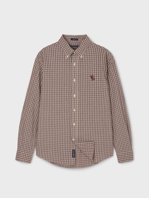 WHOAU Áo sơ mi UNISEX Loose-fit Check Shirts (U)_WHYCG2431U