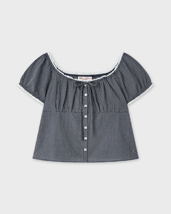 WHOAU Áo kiểu nữ Meichan Plaid Top_WHBLG2531B