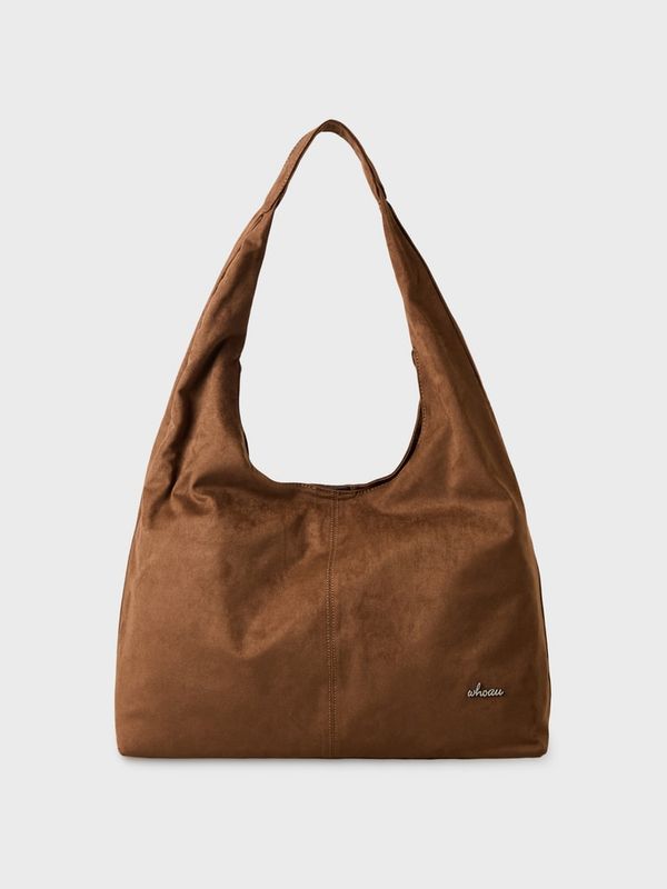 WHOAU Túi Synthetic Suede Shoulder Bag_WHBGGB922A