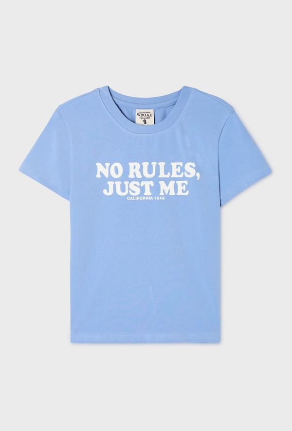 WHOAU Áo thun Slogan Baby T-shirt(F)_WHRAG3785F