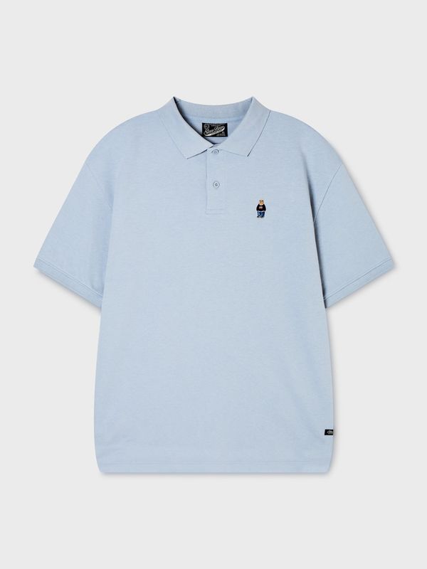 WHOAU Áo thun Steve Collar T-Shirt_WHHAG2411U