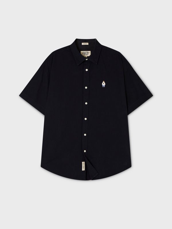 WHOAU Áo sơ mi nữ Steve Seersucker Loose-fit Shirts_WHYWG2512F