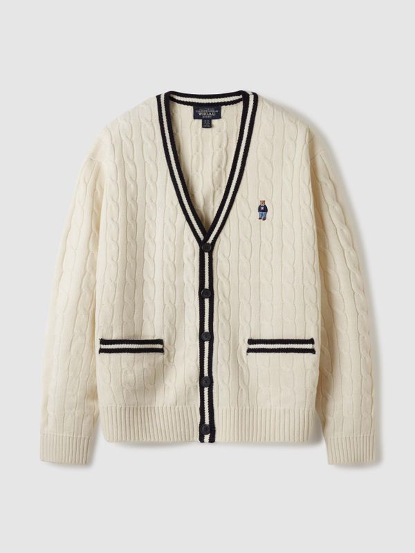 Steve V-neck Tilden Cable Cardigan_WHCKE4922U