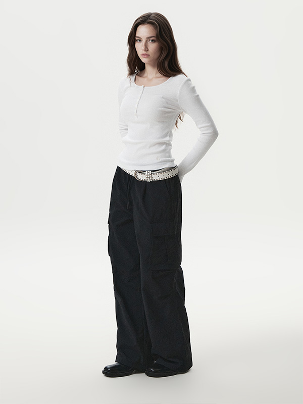 WHOAU Quần Nylon Cargo Pants(Set-up)_WHTAG2312F