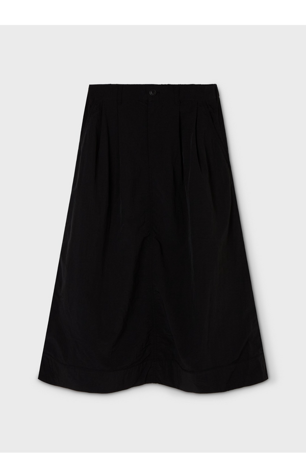 WHOAU Chân váy Long Nylon Flared Skirt_WHWHG2484F