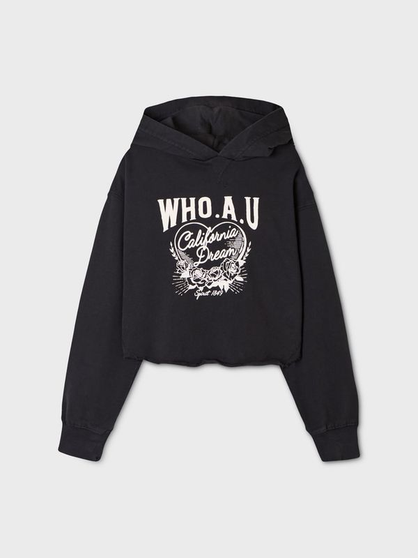 WHOAU Áo khoác nỉ Vintage Crop Hoodie(F)_WHMHGB921F