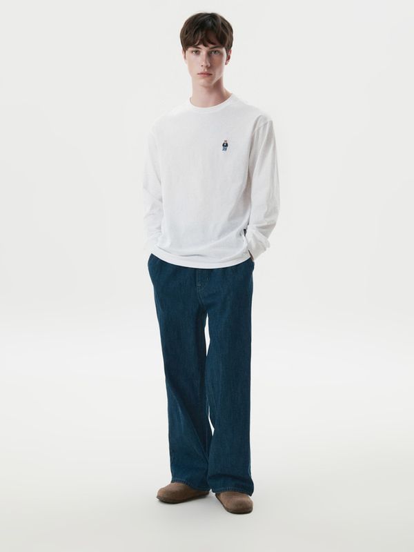 WHOAU Áo thun tay dài UNISEX Steve Long Sleeve T-shirt_WHLAG2321U