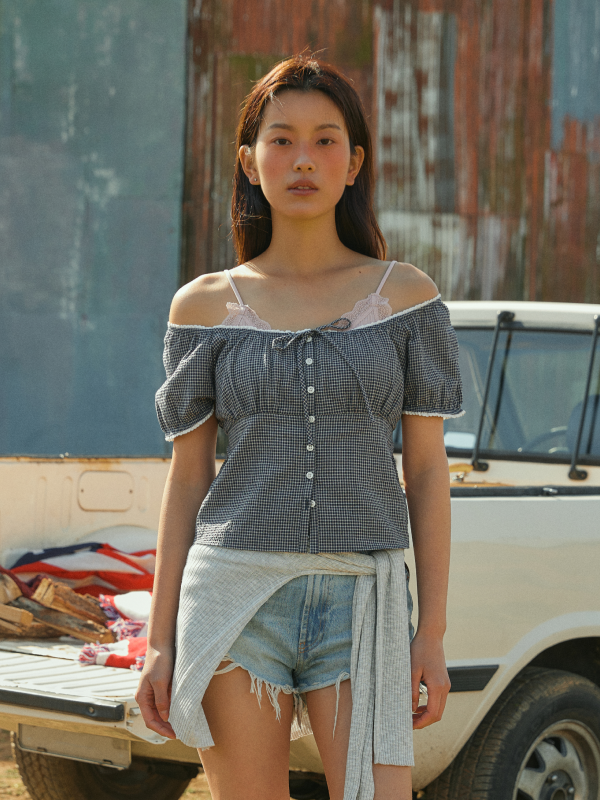 Check Patterend Blouse