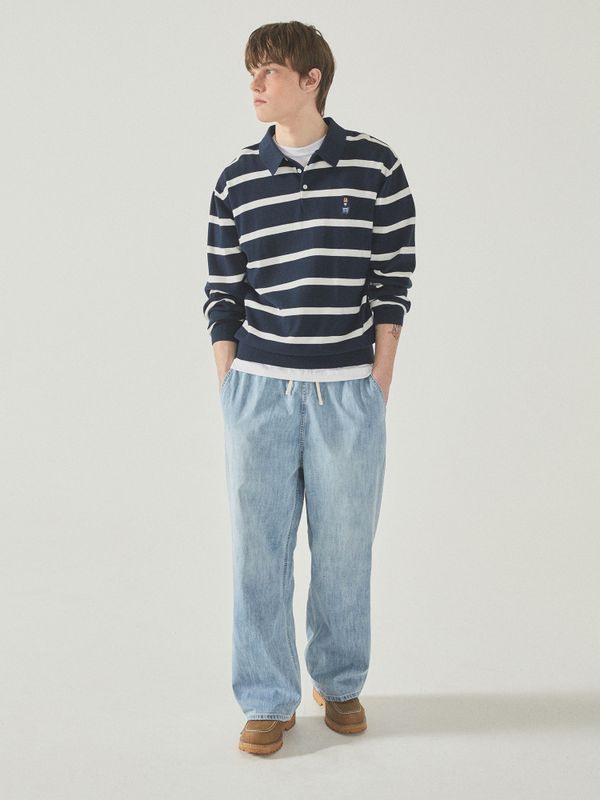 Color Stripe Sweater(U)_WHKAF2356U