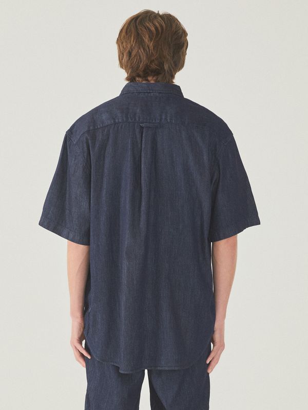 Steve Denim Short Sleeve Shirts_WHYJF2512U