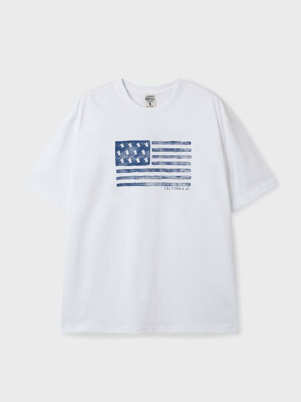 American Flag Printing T-shirt_WHRPF4806U