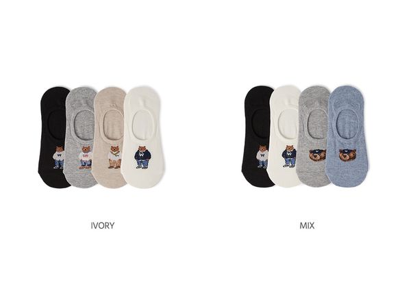 [4PACK] Steve Fake Socks_WHAYE4922A