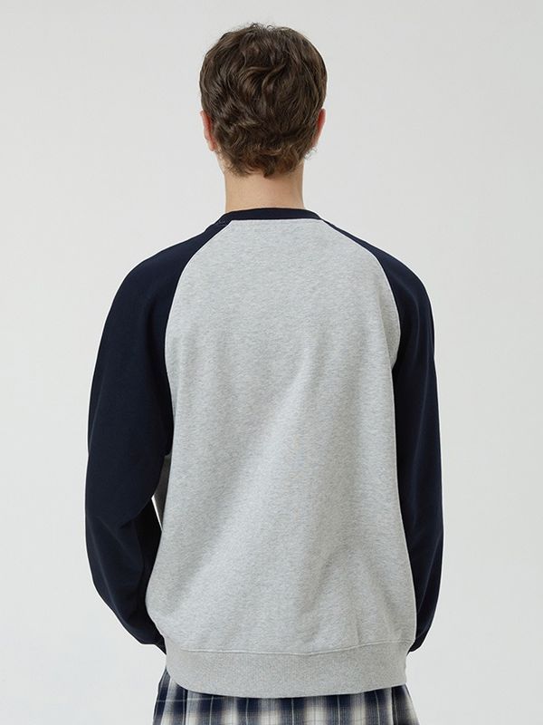 WHOAU Áo nỉ unisex Steve Raglan Sweatshirt_WHMWF4931U