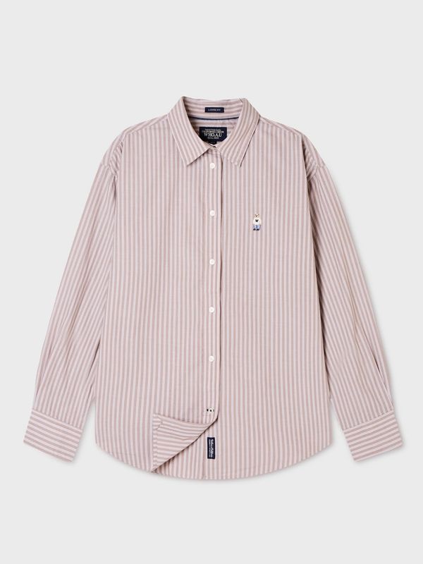 WHOAU Áo sơ mi nữ Steve loose fit shirt (F)_WHYAGB721F