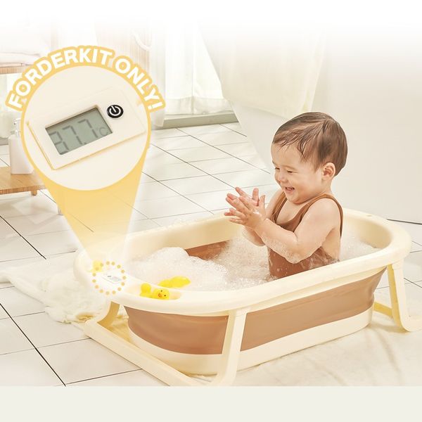 Chậu tắm cảm biến nhiệt, dễ gấp gọn, giúp mẹ tắm bé La vikit dành cho trẻ từ 0-4 tuổi