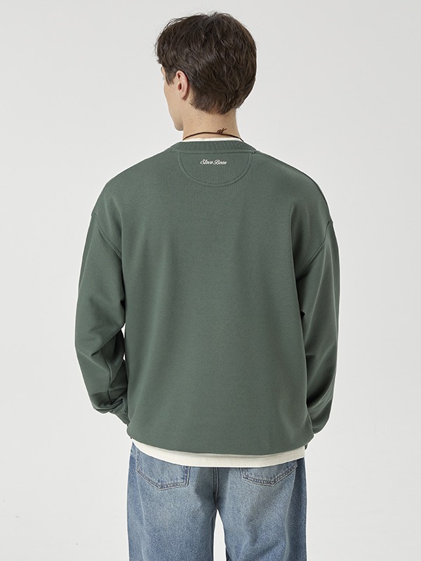 WHOAU Áo nỉ Steve Patch Sweatshirt_WHMWG2222U