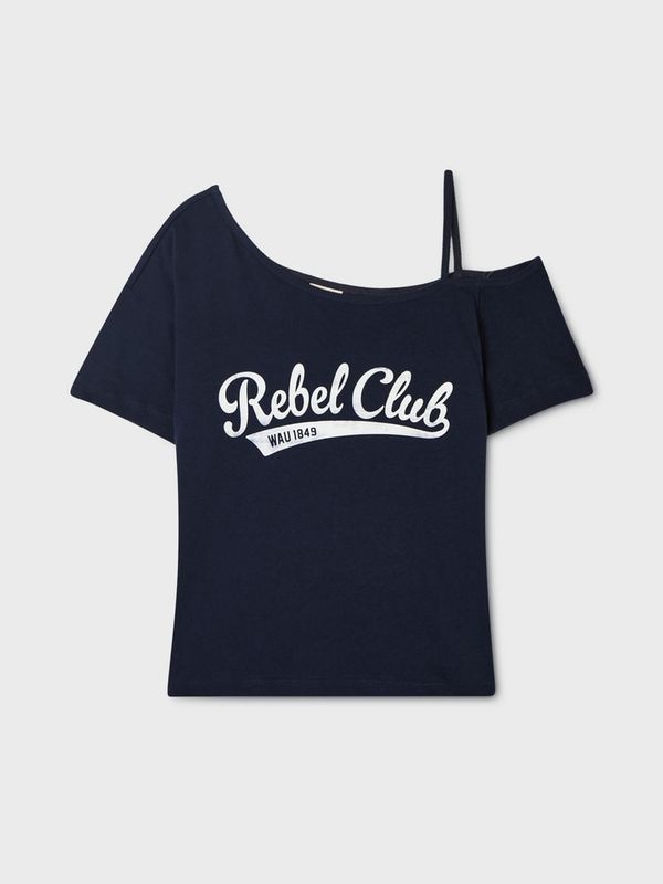 WHOAU Áo thun trễ vai One-Shoulder T-shirt(F)_WHRPGB723F