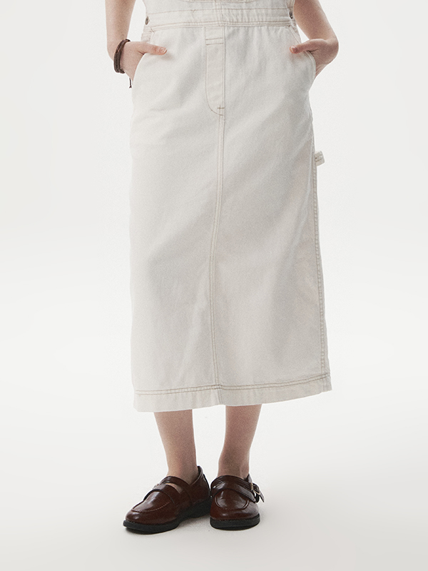 WHOAU Yếm nữ Cool Denim Overalls One piece_WHOJG2531F