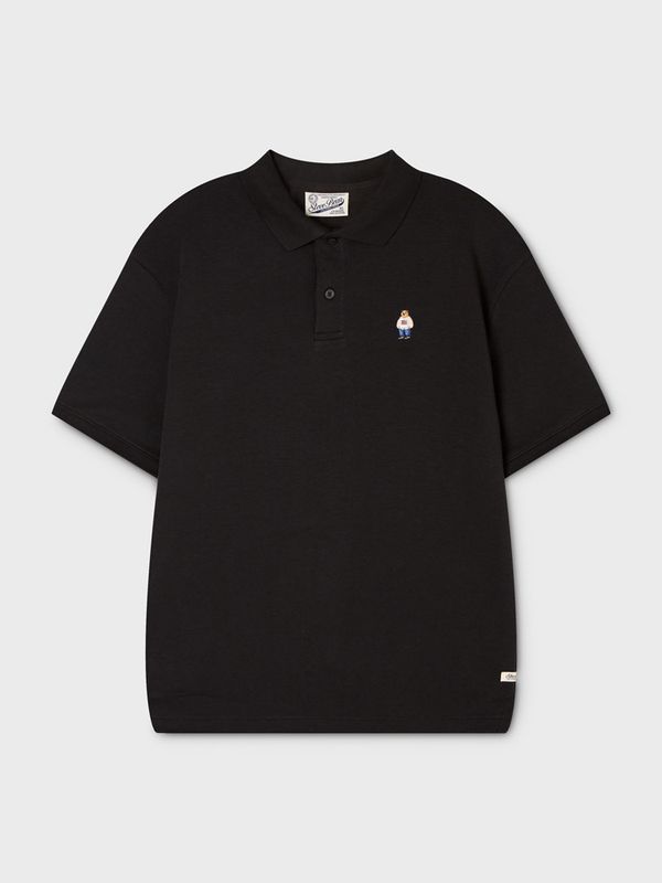 WHOAU Áo thun Steve Collar T-Shirt_WHHAG2411U