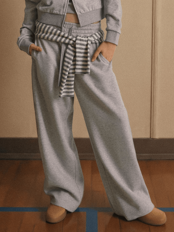 WHOAU Quần dài ống cong Curved Pants_WHTMGB731U