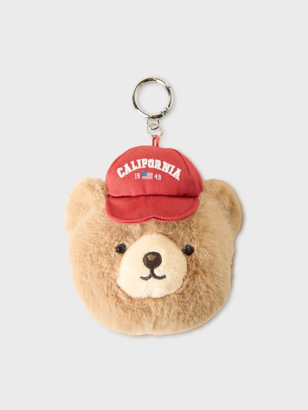 WHOAU Móc khóa Fluffy Steve Mini Pouch Charm_WHAQGB911A
