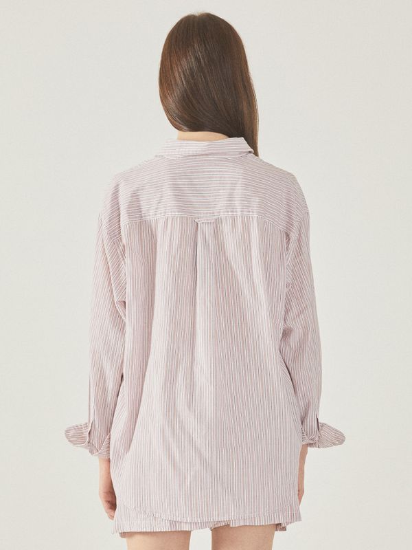 Steve Loose Fit Striped Shirts_WHYSF3731F