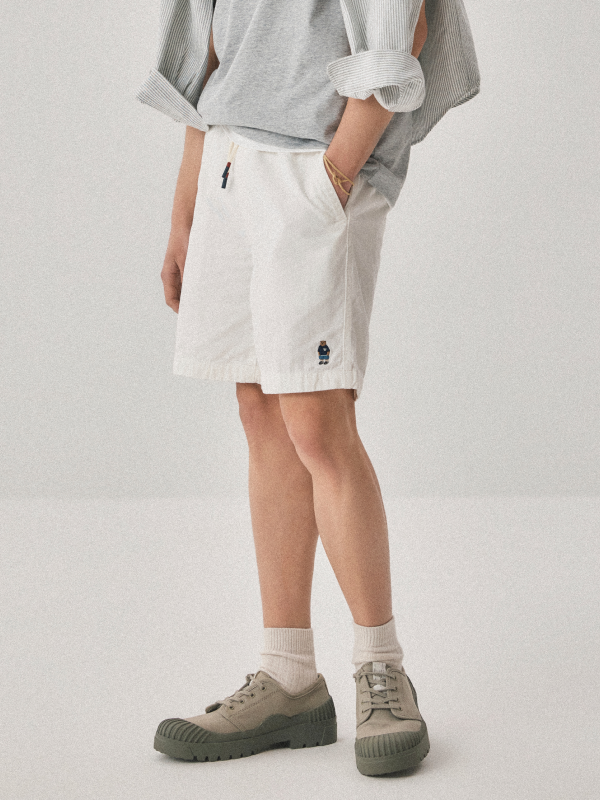 WHOAU Quần nam Steve Basic Shorts(M)_WHTHG2501M