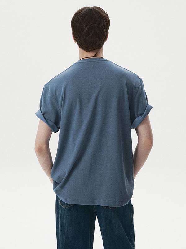 WHOAU Áo thun UNISEX Steve Patch T-shirt_WHRAG2421U