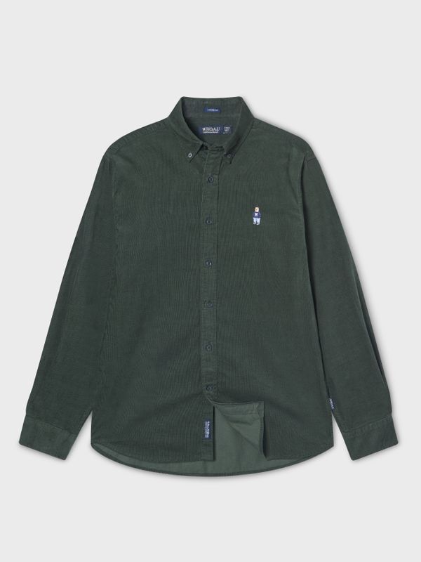 WHOAU Áo sơ mi unisex Steve Corduroy Shirts(U)_WHYAF4924U